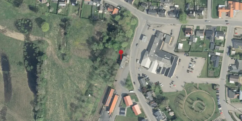 Historisk kort over Knarreborg Station Historisk kort over Knarreborg Station