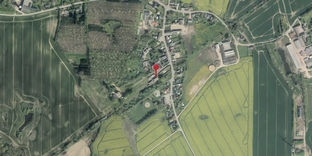 Historisk kort over Nårup Station