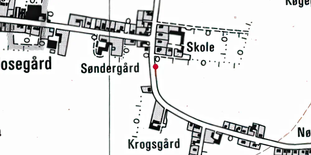 Historisk kort over Græshave Trinbræt Historisk kort over Græshave Trinbræt