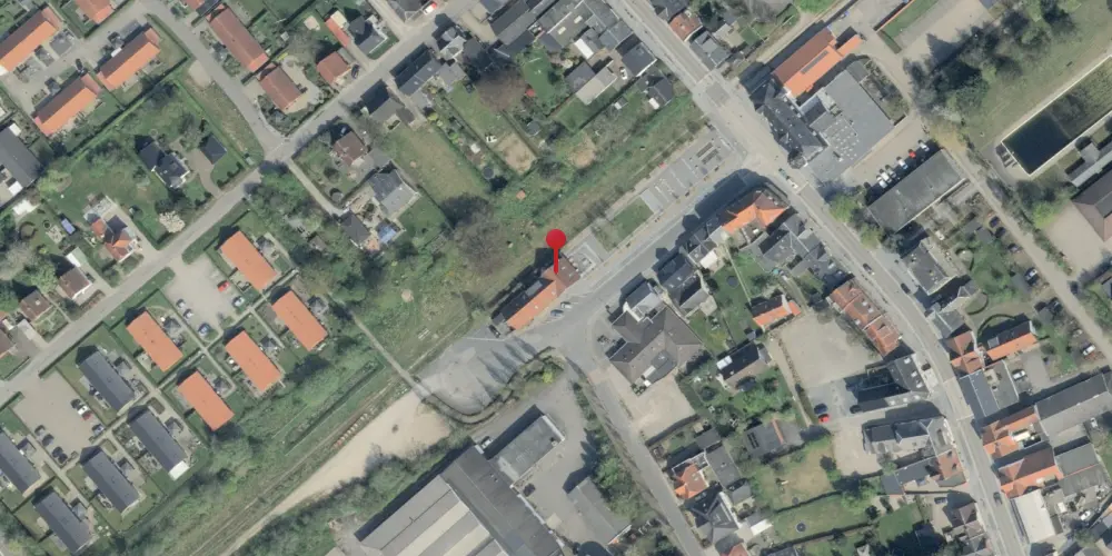 Historisk kort over Glamsbjerg Station Historisk kort over Glamsbjerg Station