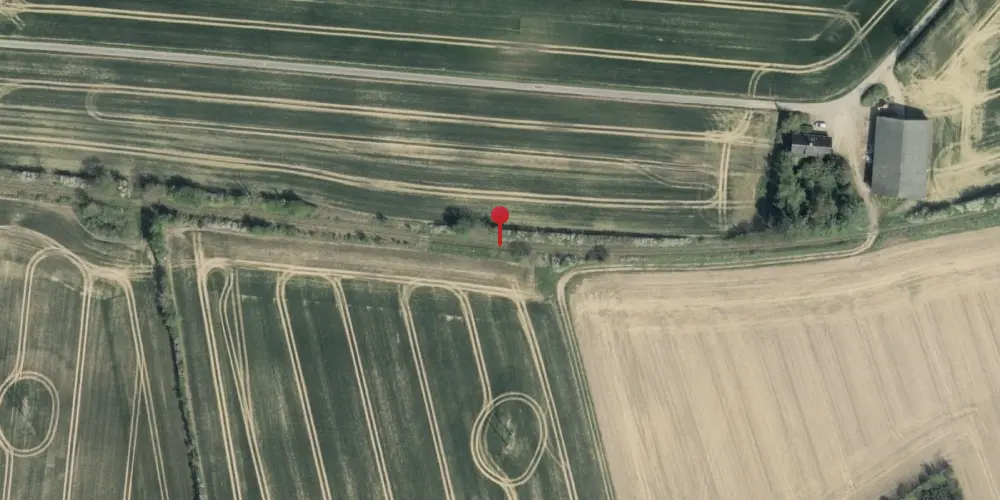 Historisk kort over Høed Trinbræt