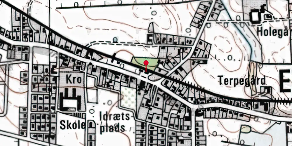 Historisk kort over Ebberup Station Historisk kort over Ebberup Station