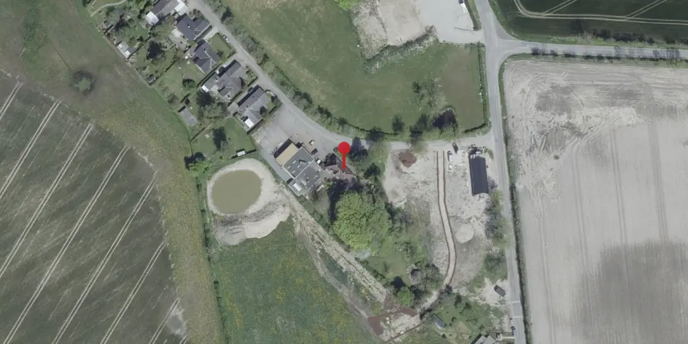 Historisk kort over Egense Station Historisk kort over Egense Station