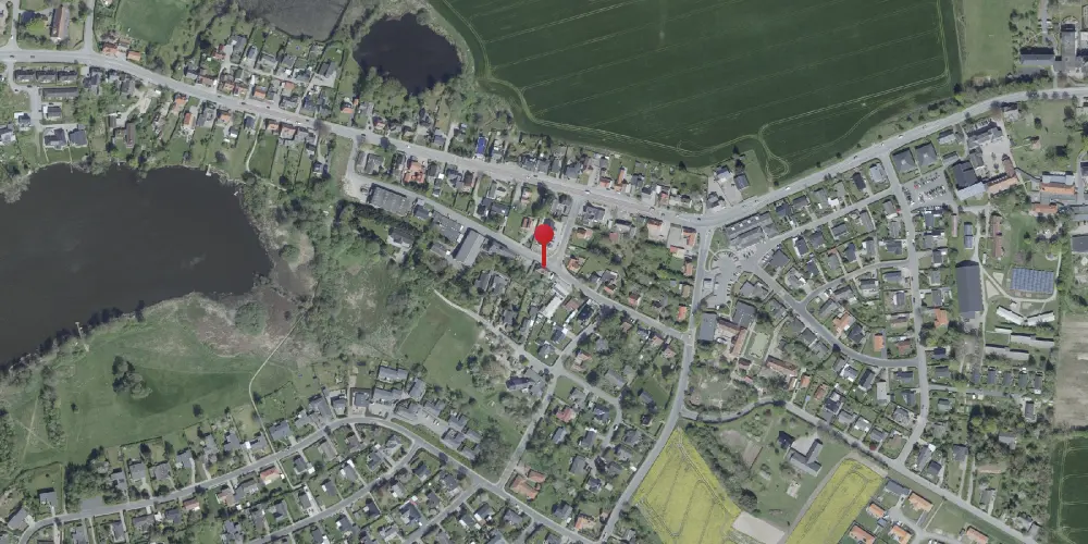 Historisk kort over Ollerup Station