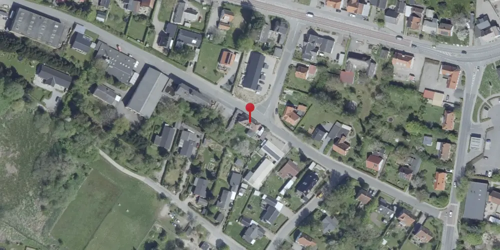 Historisk kort over Ollerup Station