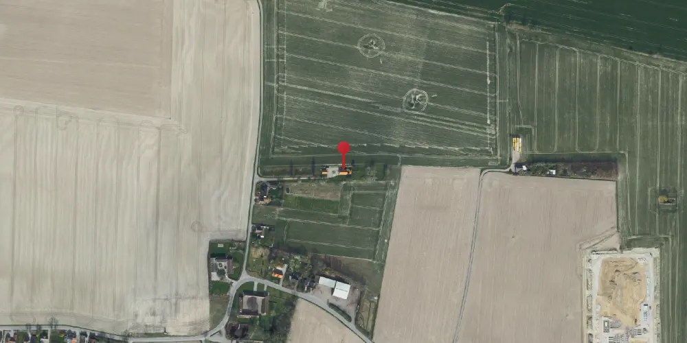 Historisk kort over Gloslunde Station