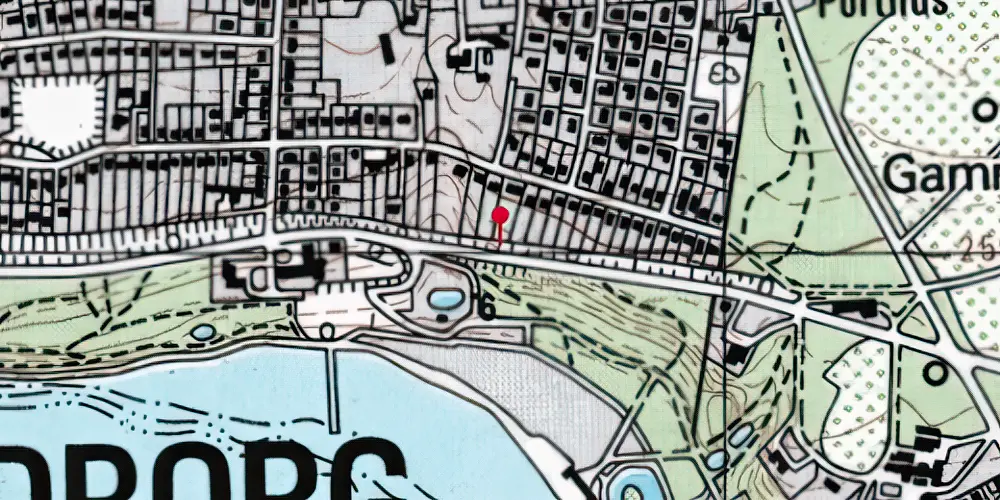 Historisk kort over Kristiansminde Trinbræt