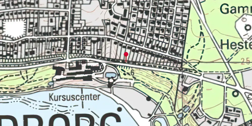 Historisk kort over Kristiansminde Trinbræt