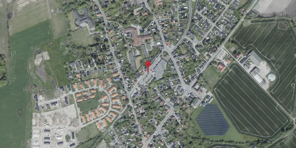 Historisk kort over Skårup Station Historisk kort over Skårup Station