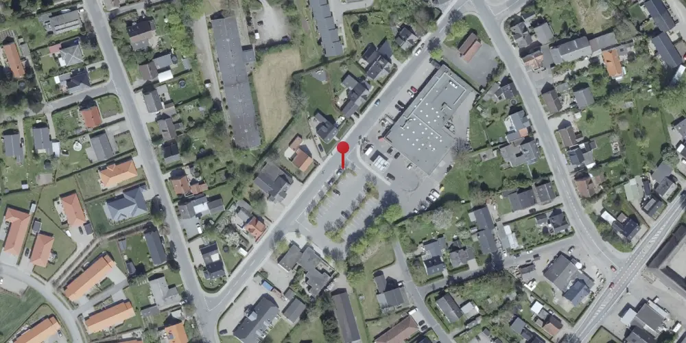 Historisk kort over Skårup Station Historisk kort over Skårup Station