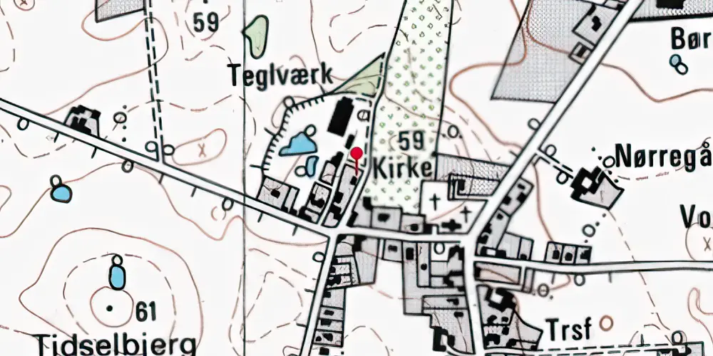 Historisk kort over Vejstrup Station Historisk kort over Vejstrup Station