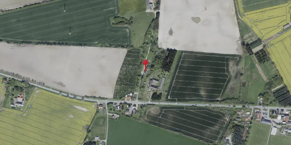 Historisk kort over Frørup Station