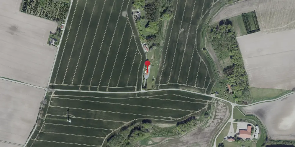 Historisk kort over Slude Holdeplads