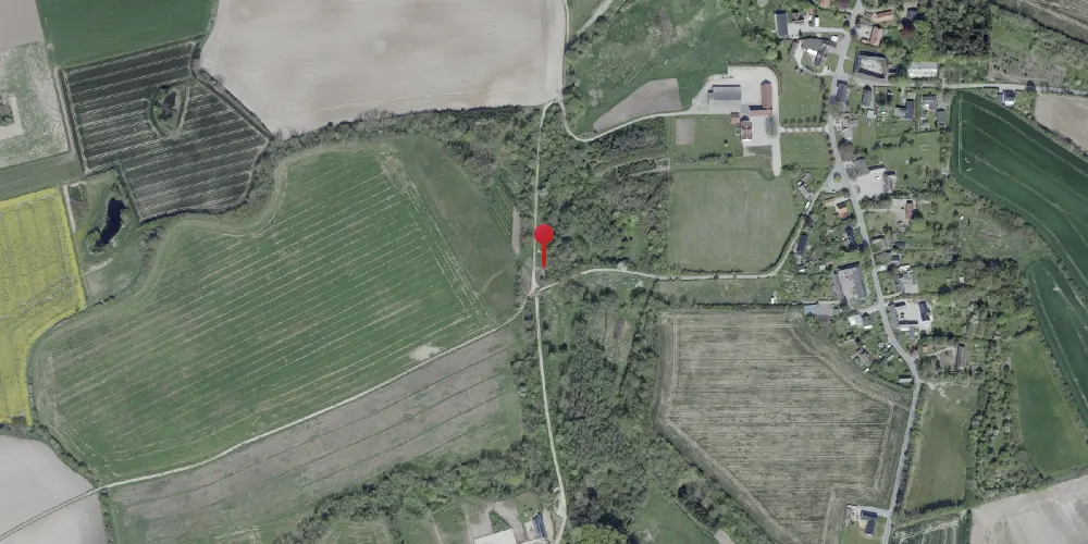 Historisk kort over Kogsbølle Trinbræt