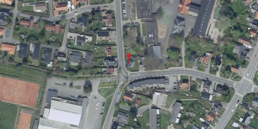 Historisk kort over Dalum Billetsalgssted