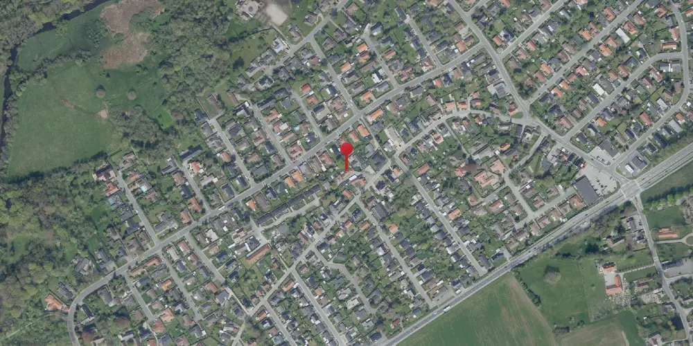 Historisk kort over Sankt Klemens Station