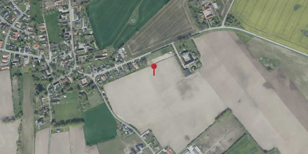 Historisk kort over Fangel Station