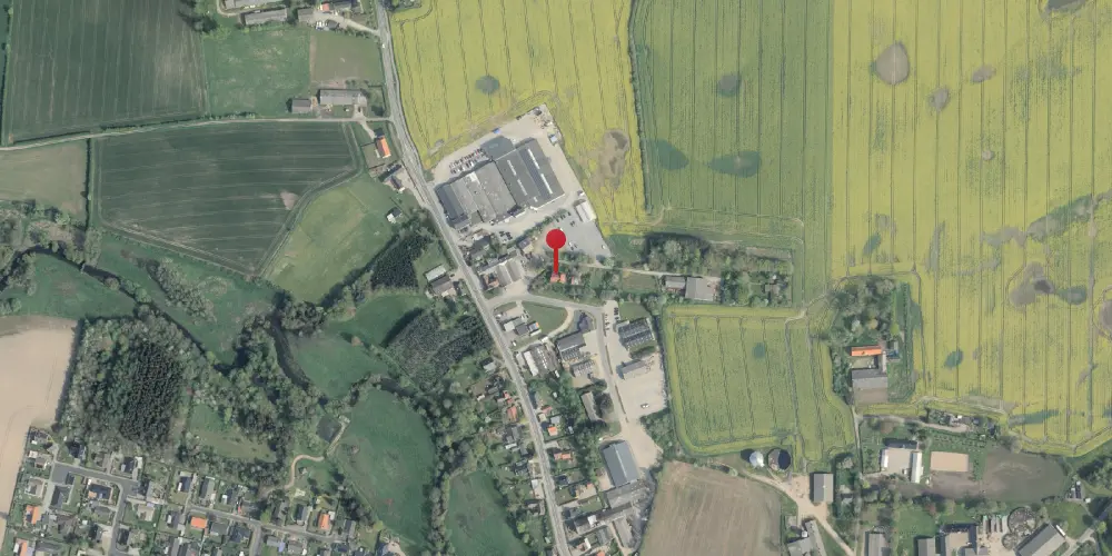 Historisk kort over Brobyværk Station Historisk kort over Brobyværk Station