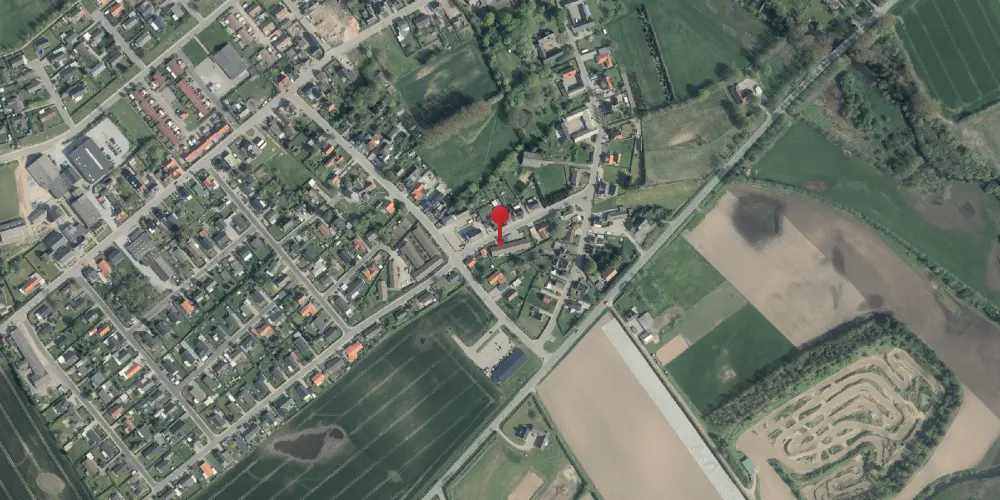 Historisk kort over Nørre Broby Station