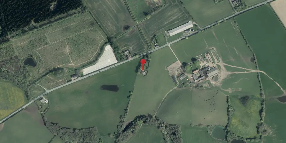 Historisk kort over Ernebjerg Holdeplads