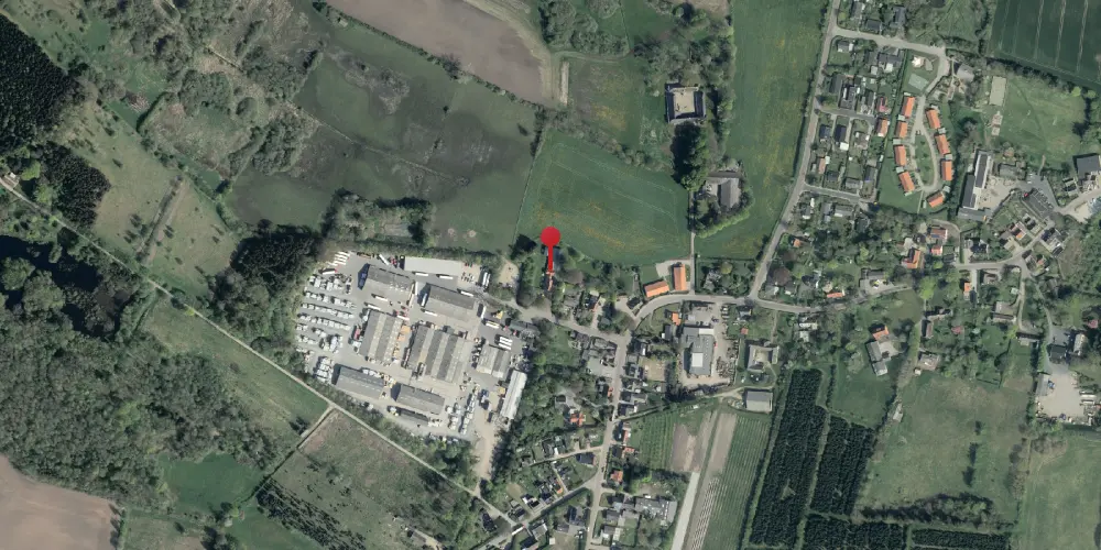 Historisk kort over Håstrup Station