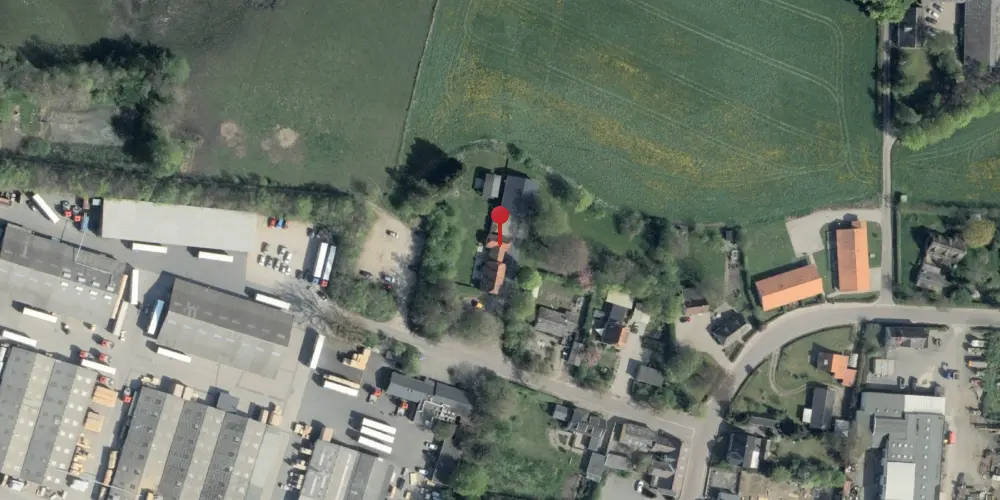 Historisk kort over Håstrup Station