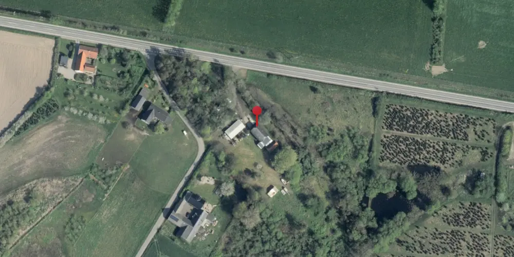 Historisk kort over Stensgaard Station Historisk kort over Stensgaard Station