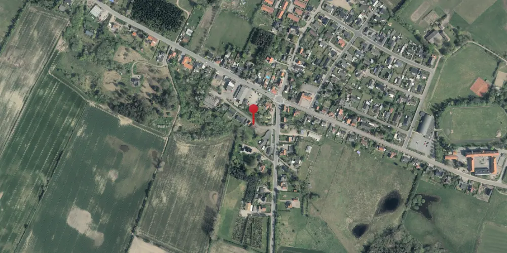 Historisk kort over Millinge Station