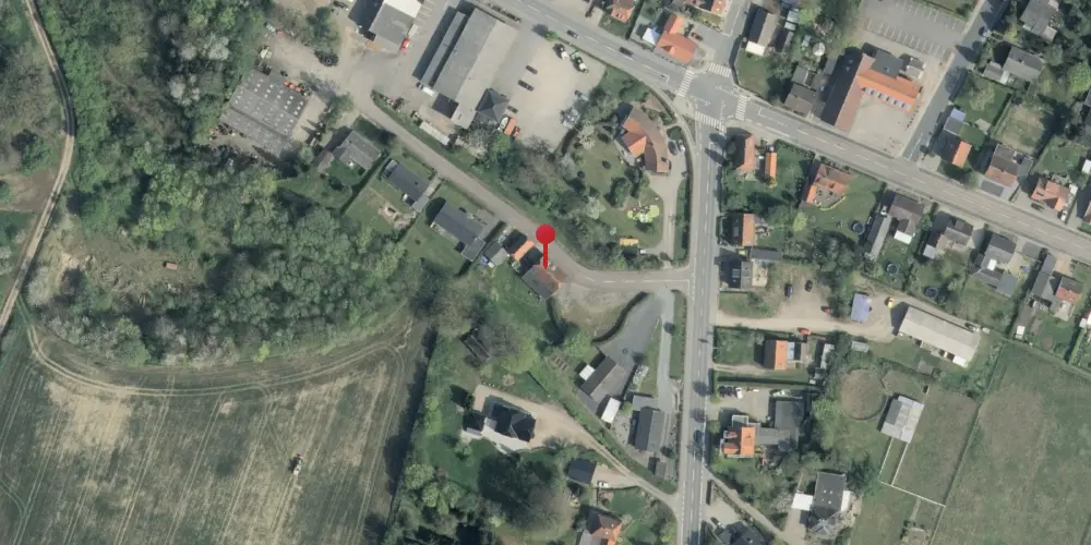 Historisk kort over Millinge Station