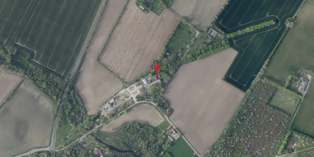 Historisk kort over Lamdrup Station