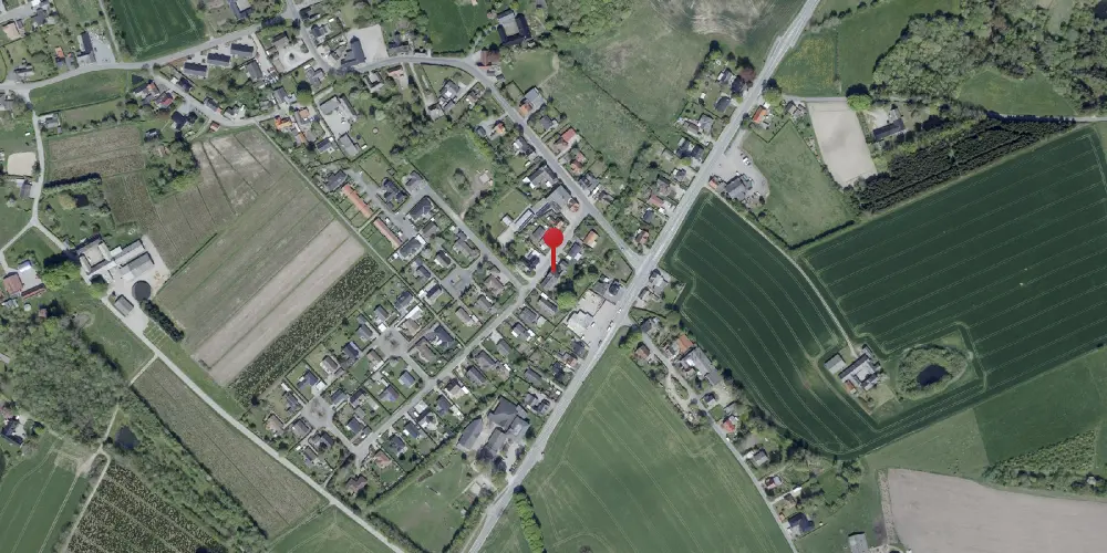 Historisk kort over Refsvindinge Station Historisk kort over Refsvindinge Station