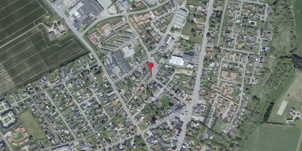 Historisk kort over Ørbæk Station