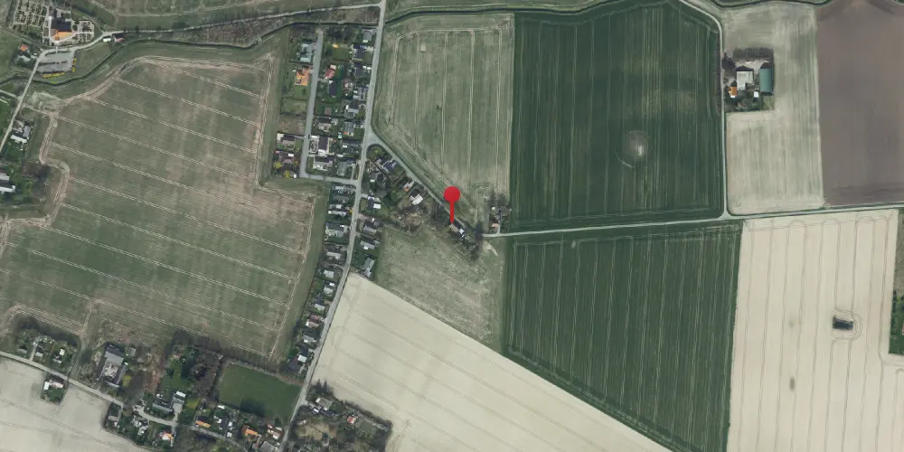 Historisk kort over Vester Tirsted Station