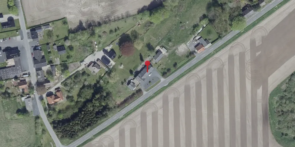 Historisk kort over Ellested Station