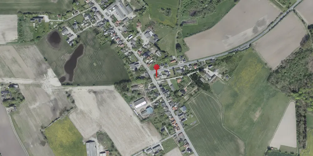 Historisk kort over Fjellerup Station