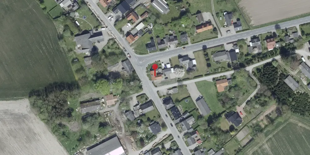 Historisk kort over Fjellerup Station