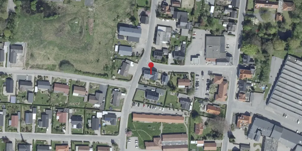 Historisk kort over Ryslinge Station