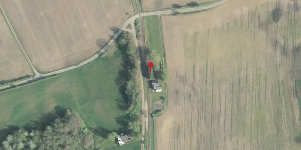 Historisk kort over Grønderup Trinbræt Historisk kort over Grønderup Trinbræt