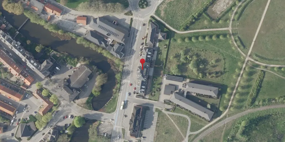 Historisk kort over Nyborg Station [1891-1997]