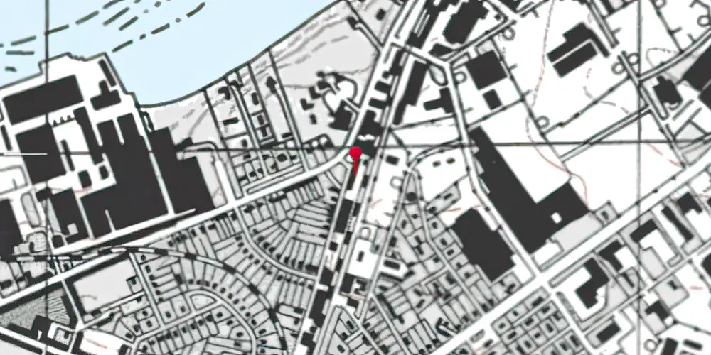 Historisk kort over Middelfart Station [1865-1935]