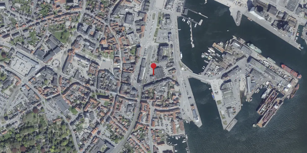 Historisk kort over Svendborg SNB Station