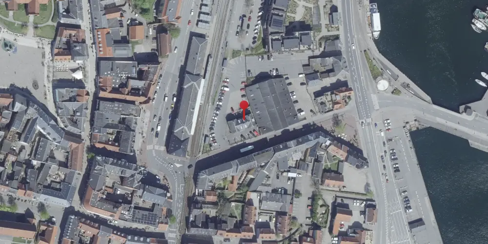 Historisk kort over Svendborg SNB Station