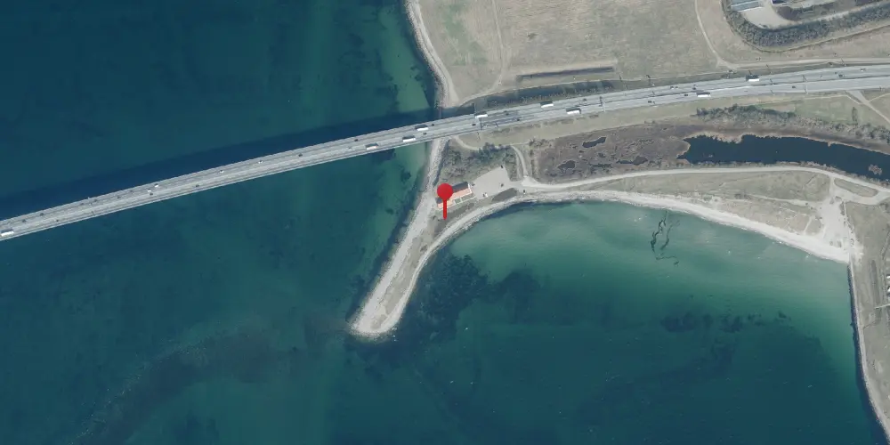 Historisk kort over Halsskov Isbådsstation