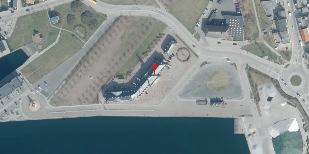 Historisk kort over Korsør Station [1907-1997]