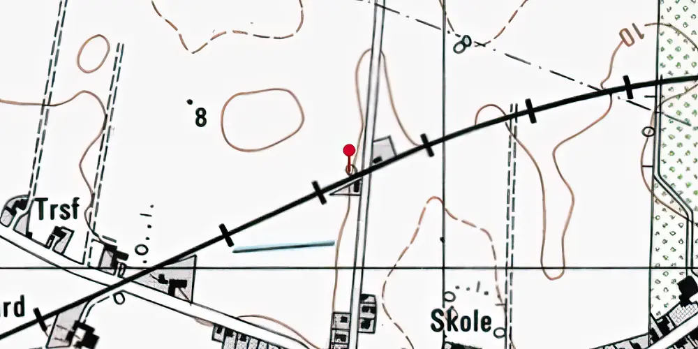 Historisk kort over Våbensted Trinbræt Historisk kort over Våbensted Trinbræt