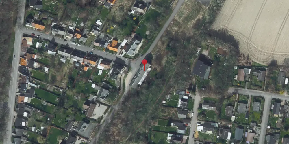 Historisk kort over Rødby Station Historisk kort over Rødby Station