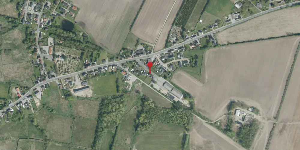 Historisk kort over Simested Station