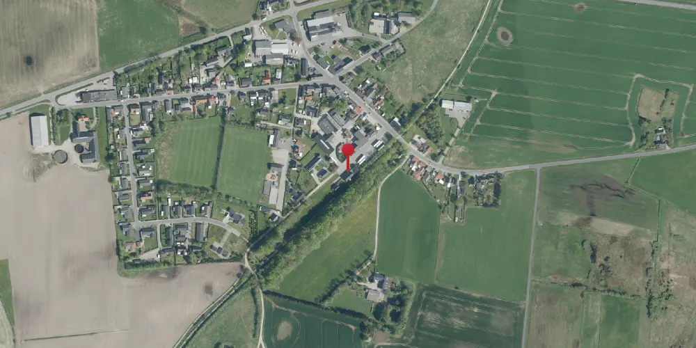 Historisk kort over Østrup Station Historisk kort over Østrup Station