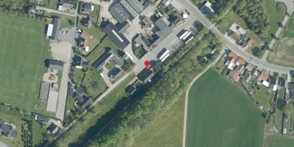 Historisk kort over Østrup Station Historisk kort over Østrup Station