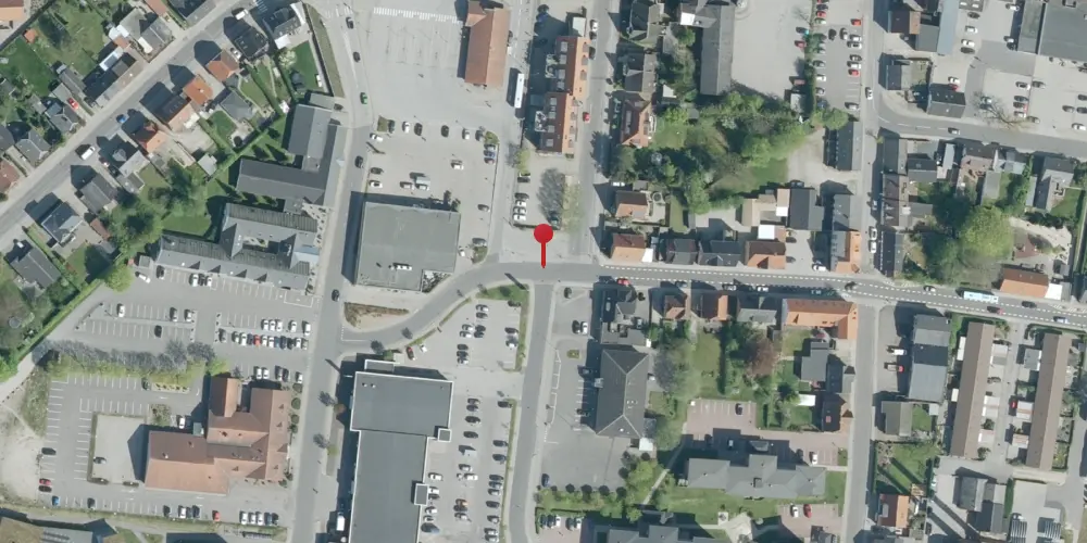 Historisk kort over Aars Station Historisk kort over Aars Station